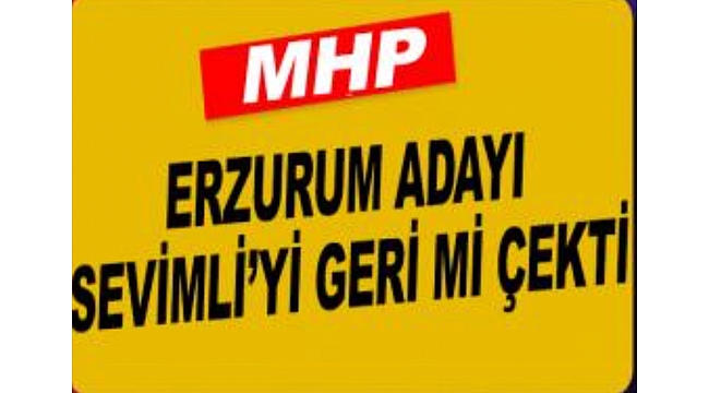 Erzurum siyasetinde şok gelişme…