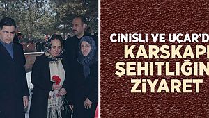 Cinisli ve Uçar'dan Kars Kapı Şehitliği'ne ziyaret