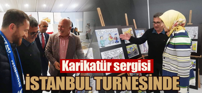 Karikatür sergisi İstanbul turnesinde
