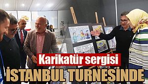 Karikatür sergisi İstanbul turnesinde