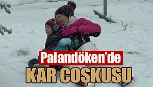 Palandöken’de kar coşkusu