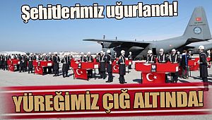 Şehitler törenin ardından memleketlerine uğurlandı