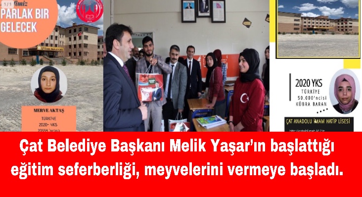 Başkan Yaşar'ın başlattığı eğitim seferberliği meyvelerini vermeye başladı.