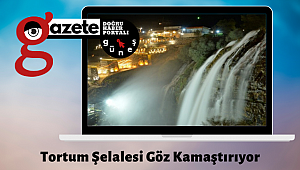 Tortum Şelalesi Göz Kamaştırıyor