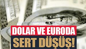 Dolar ve euroda sert düşüş