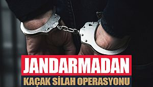 Jandarmadan kaçak silah operasyonu