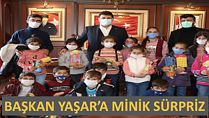 BAŞKAN YAŞAR’A MİNİK SÜRPRİZ