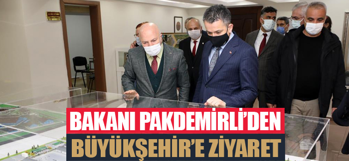 Tarım ve Orman Bakanı Pakdemirli'den Büyükşehir'e ziyaret