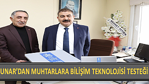 Sunar’dan Muhtarlara bilişim teknolojisi desteği