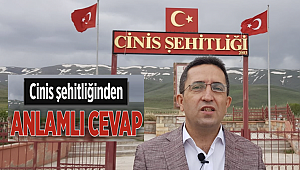 Cinis şehitliğinden anlamlı cevap