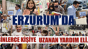 Erzurum'da Binlerce kişiye uzanan el...