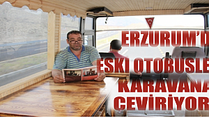 Eski otobüsleri karavana çeviriyor