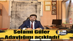Selami Güler, Erzurum Lokantacılar Odası Başkanlığına adaylığını açıkladı