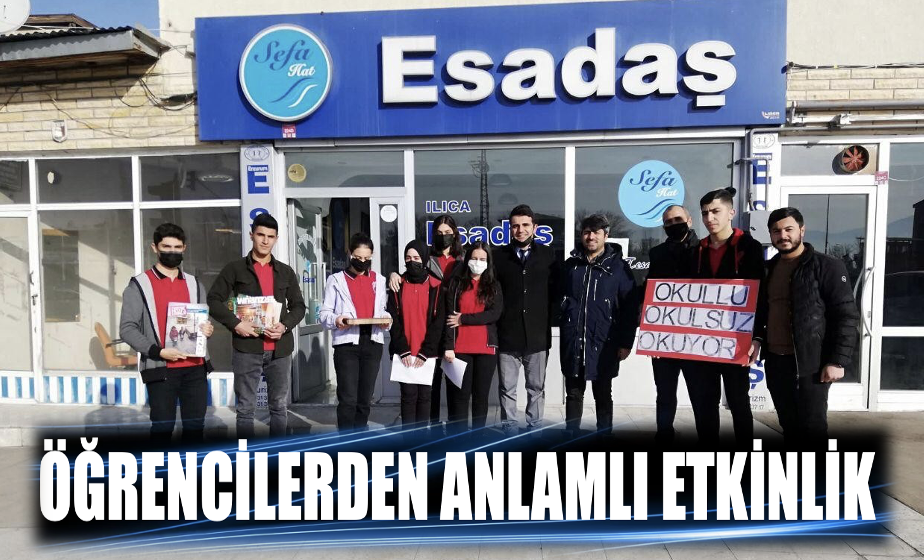 Öğrencilerden anlamlı etkinlik