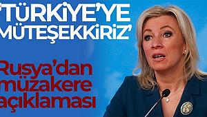 Rusya Dışişleri Bakanlığı Sözcüsü Zaharova: “Türkiye diğer ülkelere göre daha dengeli ve bağımsız bir pozisyon aldı”