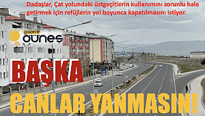 Başka canlar yanmasın! 