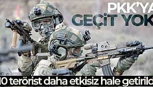 MSB duyurdu: Zeytin Dalı ve Barış Pınarı’nda 10 terörist etkisiz hale getirildi