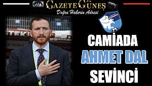 Camiada Ahmet Dal sevinci