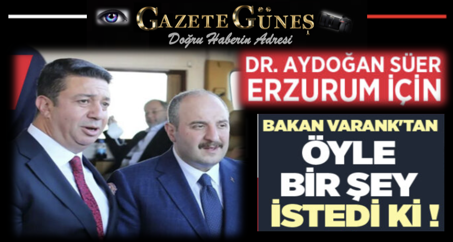 Süer; “Erzurum Doğu Anadolu Evlilik Fuarı’nın açılışında konuştu.”