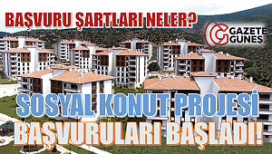 Sosyal konut projesi başvuruları başladı!