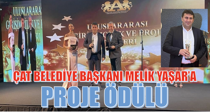 Başkan Yaşar’a yılın en başarılı proje ödülü!
