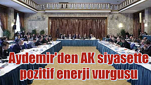 Aydemir'den AK siyasette pozitif enerji vurgusu