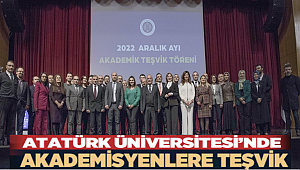 Atatürk Üniversitesi, Akademisyenleri ödüllendiren Teşvik Törenlerini düzenlemeye devam ediyor.