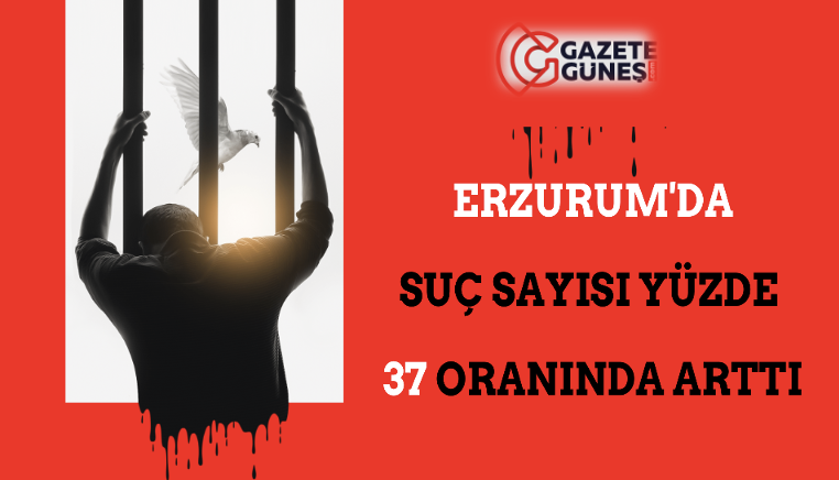 Erzurum'da Suç Sayısı Yüzde 37 Oranında Arttı