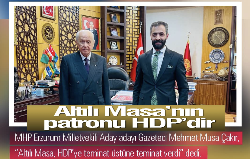 Altılı Masa'nın patronu HDP'dir  