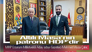 Altılı Masa'nın patronu HDP'dir  