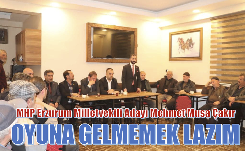 Çakır; Oyuna gelmemek lazım