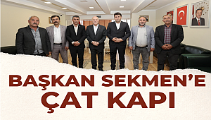 Başkan Sekmen'e Çat kapı