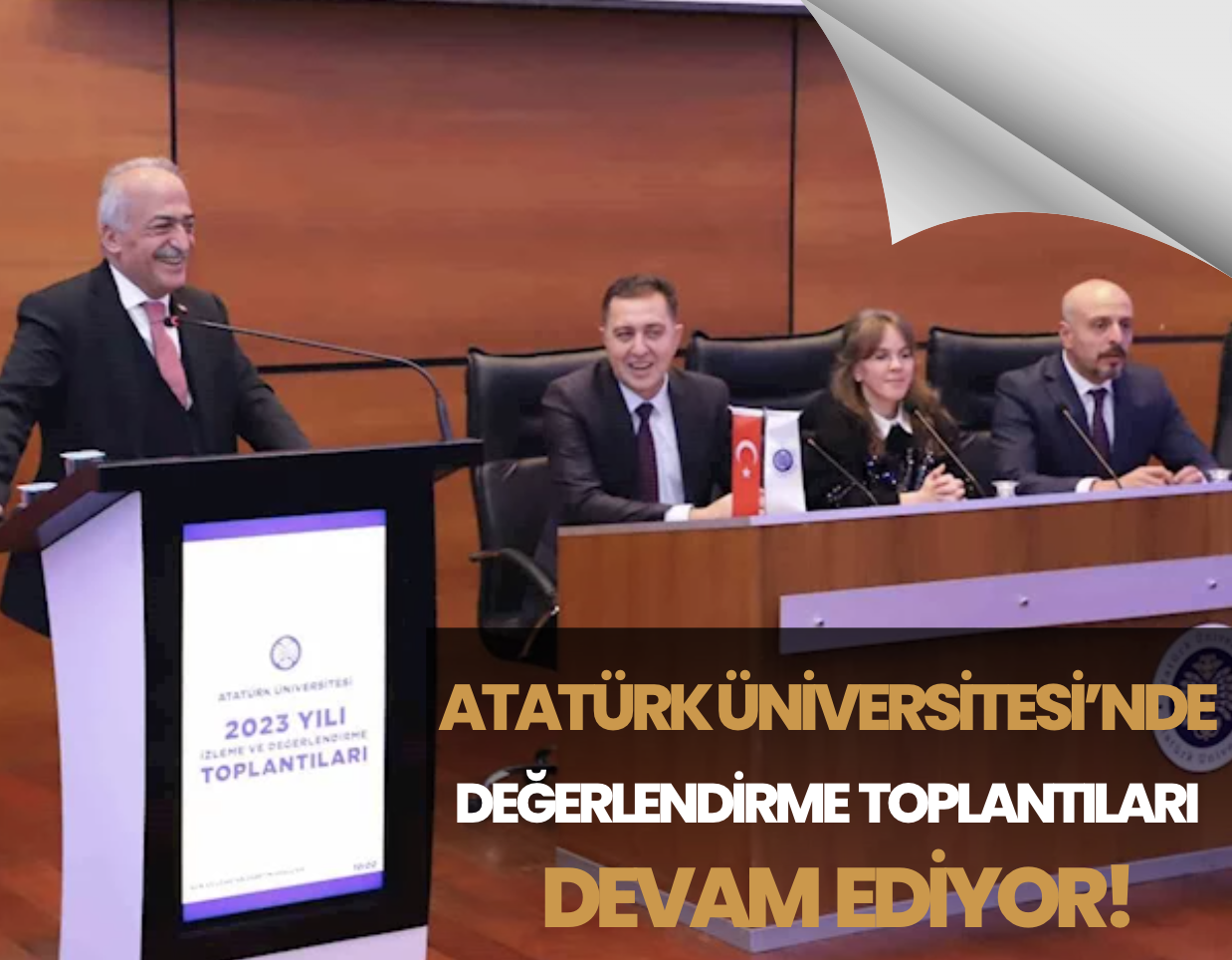 Atatürk Üniversitesi’nin 2023 Yılı Akademik İzleme ve Değerlendirme Toplantıları devam ediyor.