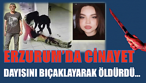 Erzurum'da tartıştığı dayısını bıçaklayarak öldürdü...