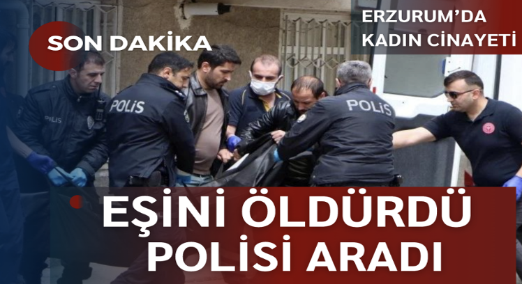 Tartıştığı eşini, tabancayla öldürdü.