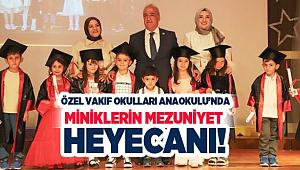 Atatürk Üniversitesi bünyesindeki Özel Vakıf Okulları Anaokulu, yıl sonu mezuniyet töreni düzenledi.