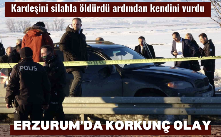 Kardeşini silahla öldürdü ardından kendini vurdu