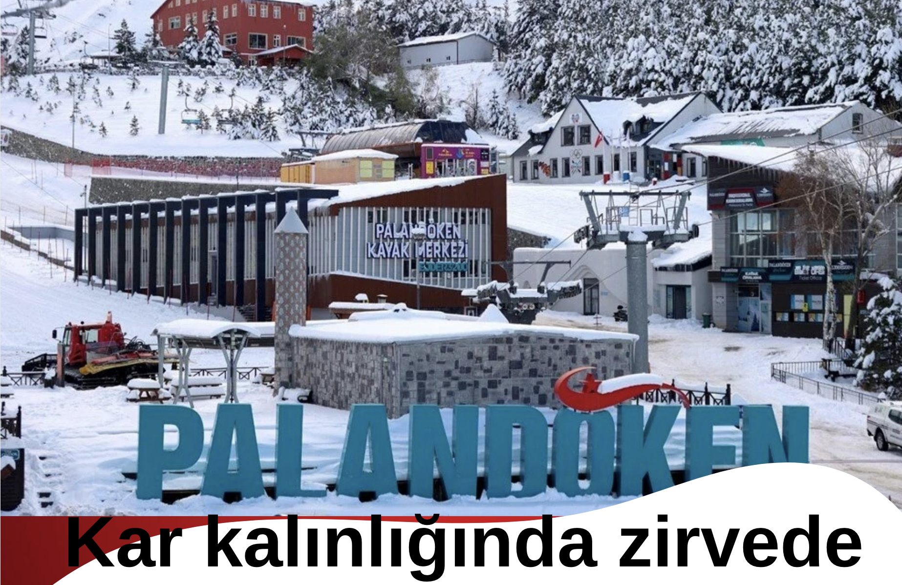 Palandöken kar kalınlığında zirvede