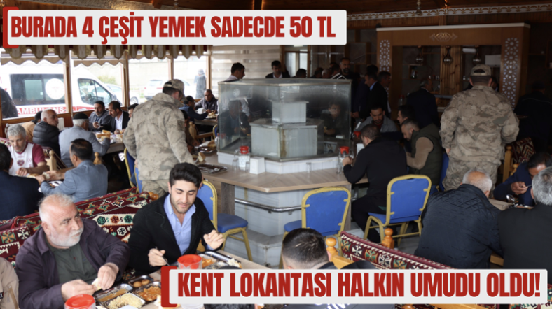 Çat Belediyesi’nden büyük hizmet, Kent Lokantası halkın umudu oldu!