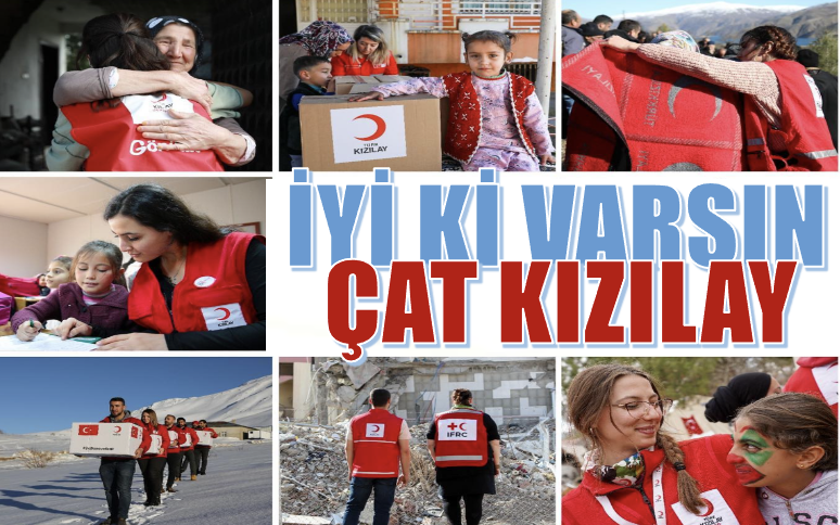 Çat Kızılay'dan yardım rekoru!
