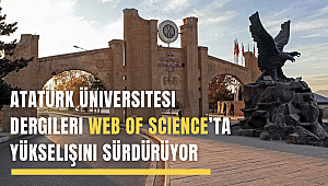 Atatürk Üniversitesi dergileri Web Of Science’ta yükselişini sürdürüyor