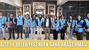 Aziziye Belediyesi’nden saha araştırması