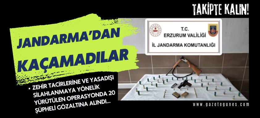 Jandarma'dan kaçamadılar