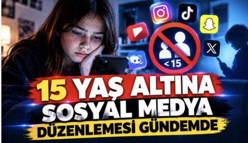 Türkiye’de 15 yaş altı çocuklar için sosyal medya düzenlemesi gündemde.